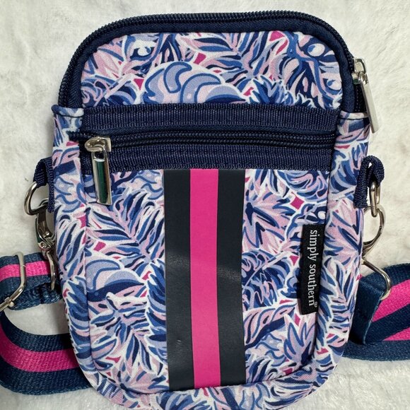 Simply Southern Neoprene Crossbody Bag With Floral Print & Adjustable Strap - Picture 2 of 8
